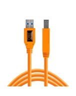 Tether Tools TetherPro USB 3.0 to Male B 15' (4.6m) High-Visibility Orange