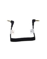 ProMaster Cable 3.5mm TRRS Male Right Angle - 3.5mm TRS Male Right Angle (216mm Coiled)