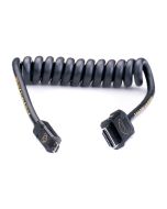 Atomos AtomX HDMI (Type-A) Male to Micro-HDMI (Type-D) Male Coiled Cable (30-60cm)