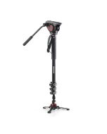 Manfrotto XPRO 4-Section Alu Video Monopod with Fluid head & FLUIDTECH Base