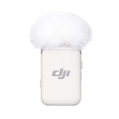 DJI Mic 2 Transmitter - Pearl White - Front Windshield Attached