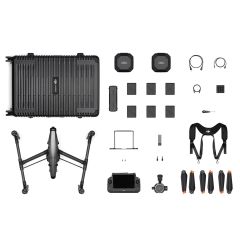 DJI Inspire 3 Combo Kit - what's in the box flat lay